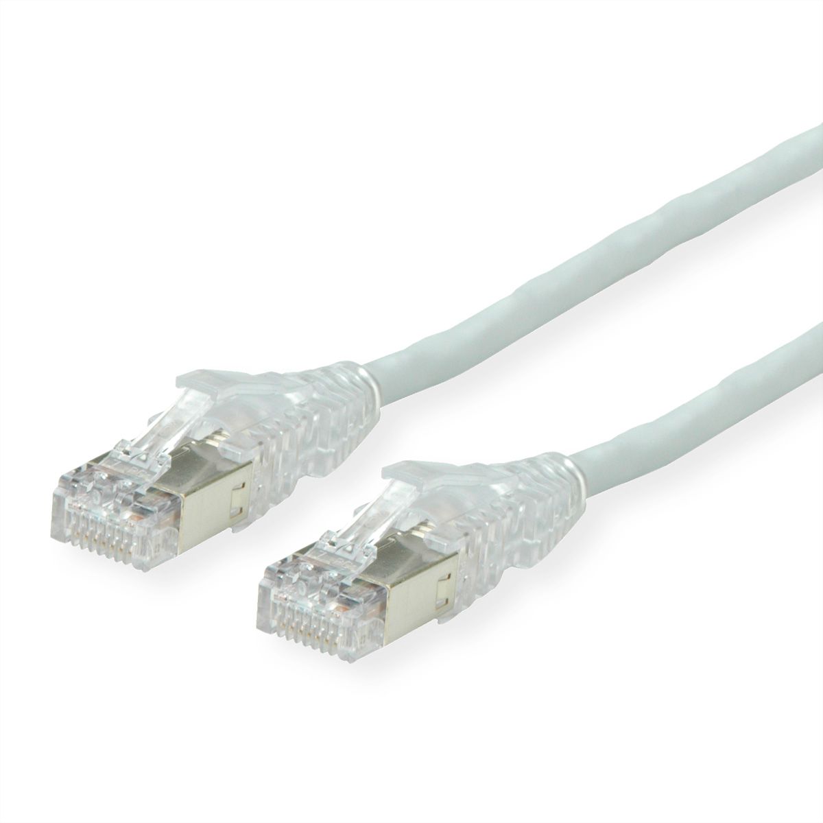 DÄTWYLER patchkabel Cat.6A (klasse EA) S/FTP, CU 7702 flex LSOH, AMP v2, crossed, grijs, 1 m