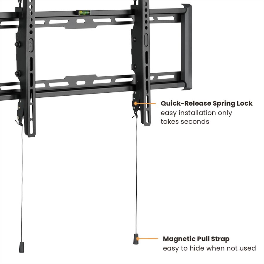 VALUE TV Wall Mount, 47mm Wall Distance, < 75kg, VESA 600x400, tiltable