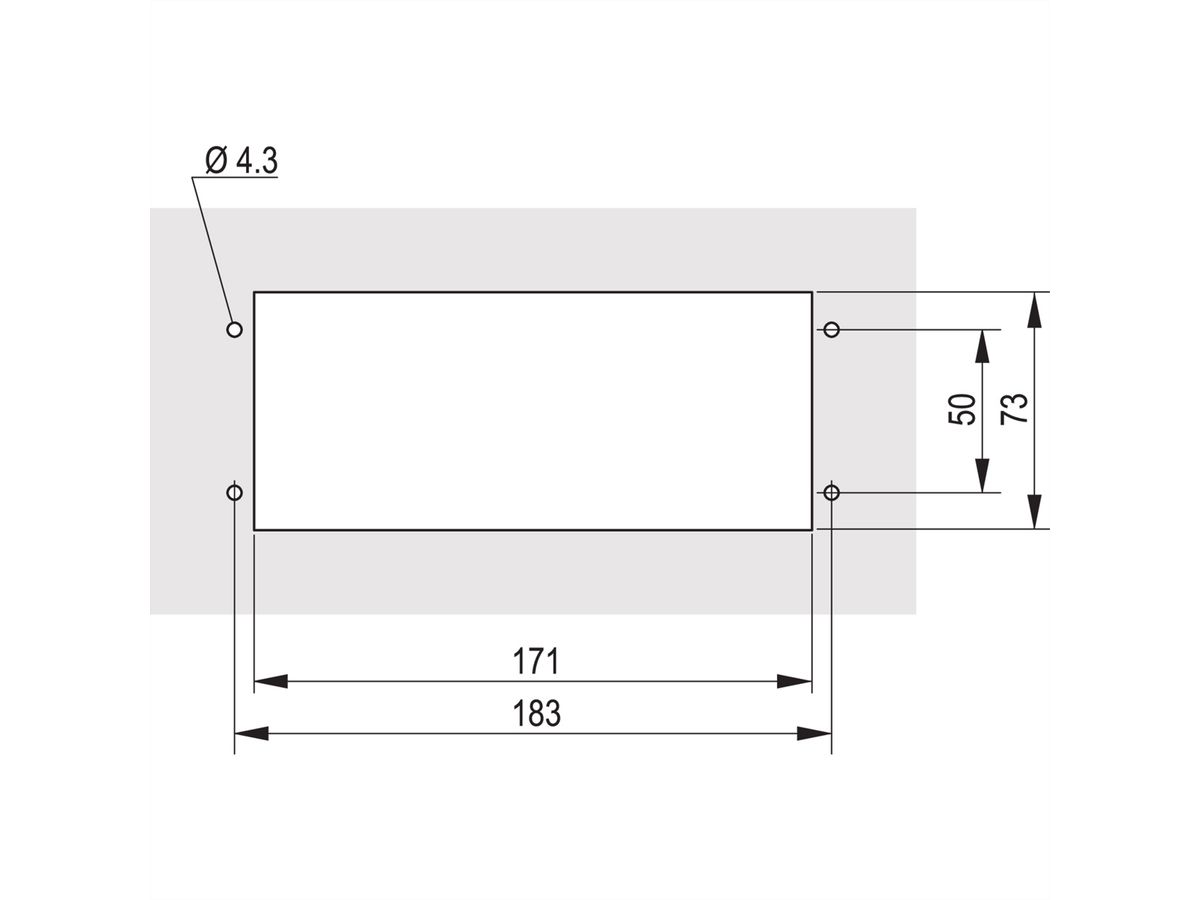SCHROFF Klapgreep Gegoten RAL 9005, zwart