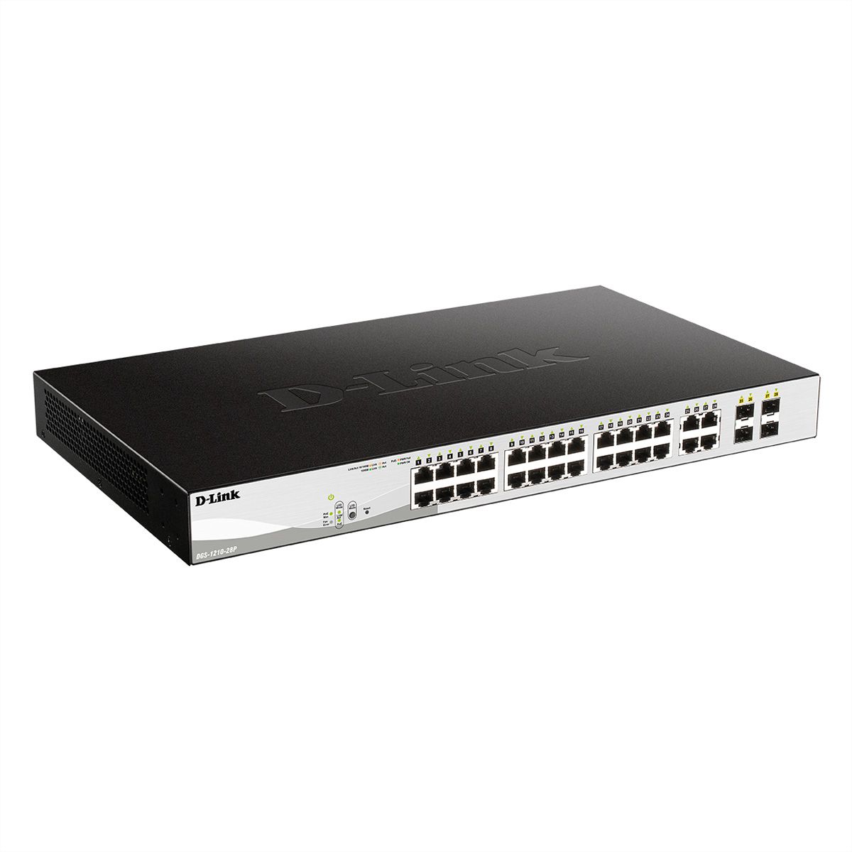 D-Link DGS-1210-28P 28-Port Layer2 PoE Gigabit Smart Managed Switch