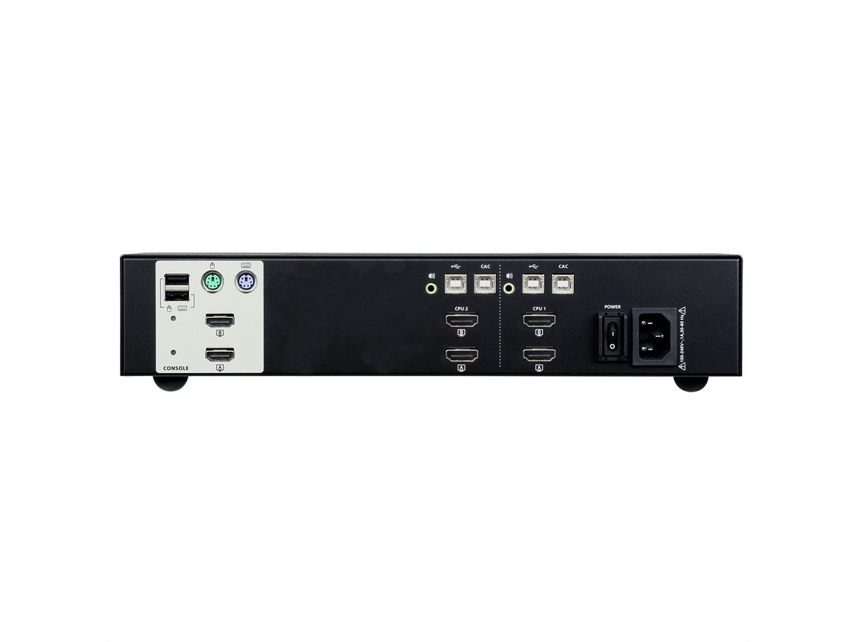 ATEN CS1142H 2-Poorts USB HDMI Dual Display Secure KVM