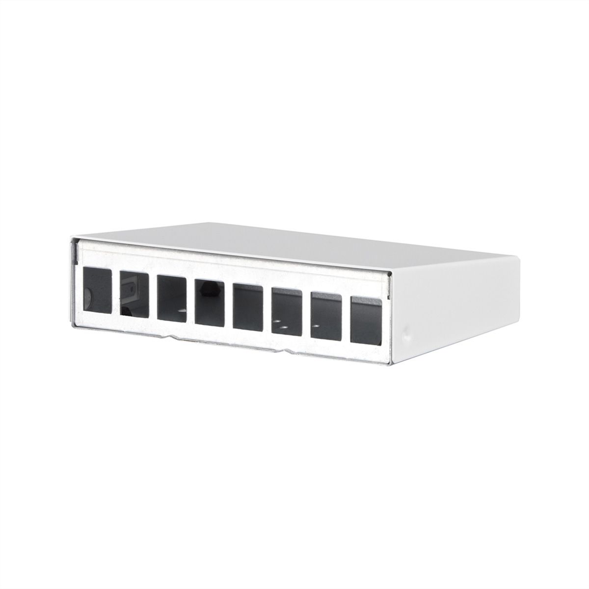 METZ CONNECT Keystone AP-behuizing 8-poorts zuiver wit RAL9010