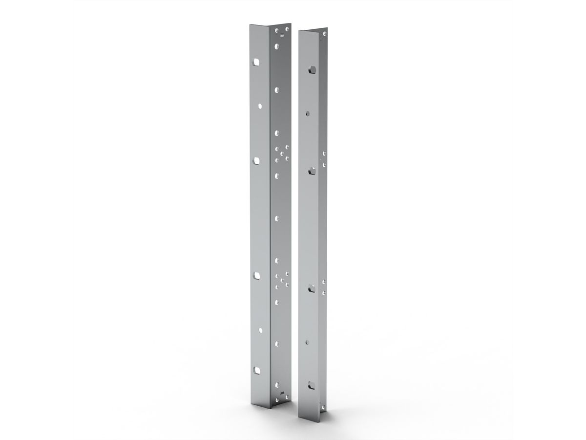 SCHROFF EuropacPRO 19" beugel voor rvs afdichting, type F, greepgaten, 9 HE