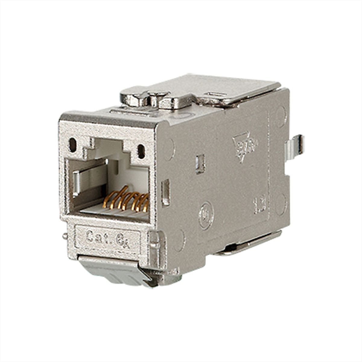 METZ CONNECT C6A Module Cat.6A (klasse EA), 180°, kabelmontage zonder gereedschap