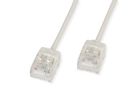 ROLINE UTP DataCenter Patchkabel Cat.6A (Class EA), LSOH, dun, extra korte stekker, grijs, 2 m