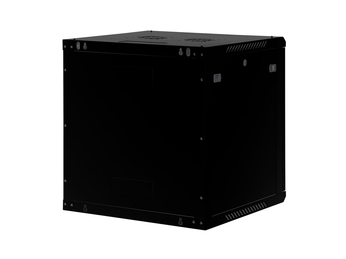 ROLINE 19-inch wandbehuizing Basic Plus 12U, 600x600 BxD zwart