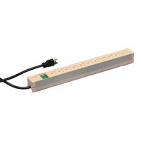 SCHROFF contactdoosstrip USA, 11 contactdozen, 19", met schakelaar