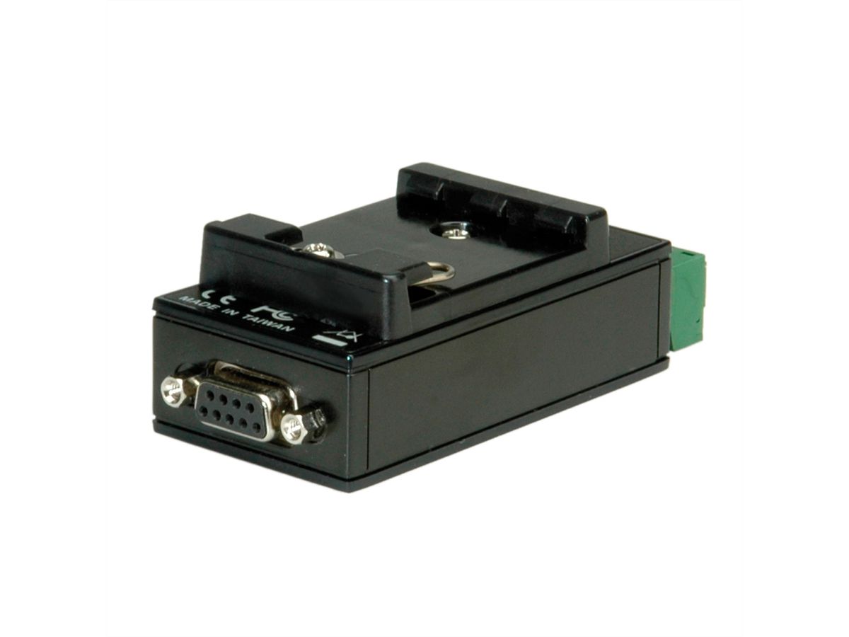 ROLINE RS-232 to RS-422/485 Converter, Din Rail, self powered