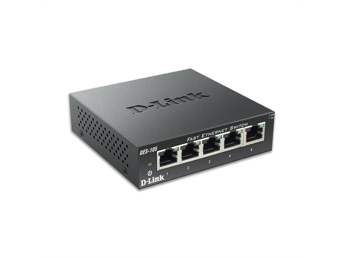 D-Link DES-105/V/E 5-Port Switch