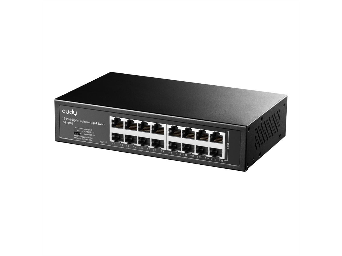 CUDY GS1016E 16-Port Gigabit Easy-Managed Switch