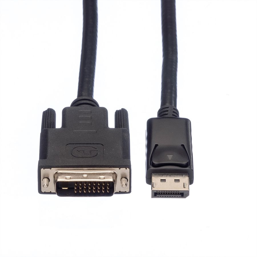 ROLINE DisplayPort Cable, DP-DVI (24+1), LSOH, M/M, black, 2 m