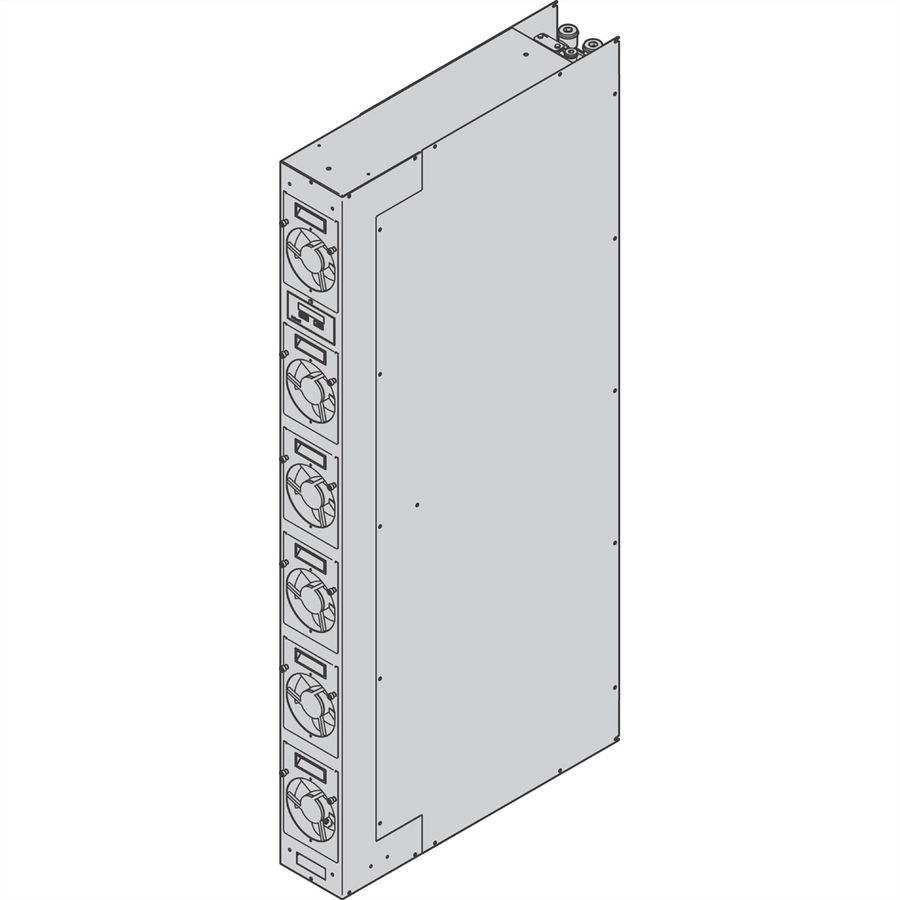 SCHROFF Varistar SHX 30 In-Row Cooler, Air/Liquid Heat Exchanger, 2 PSUs, Top/Bottom Feed