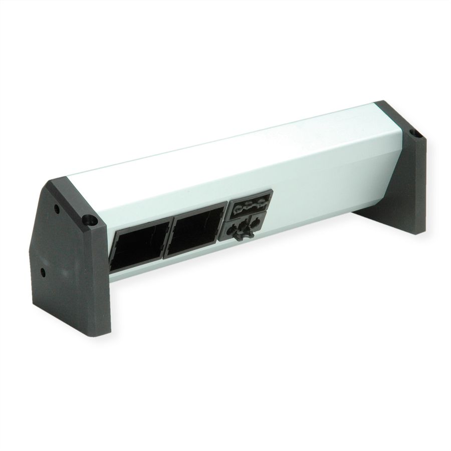 BACHMANN DESK 2x geaard stopcontact, 2x ABD GST18
