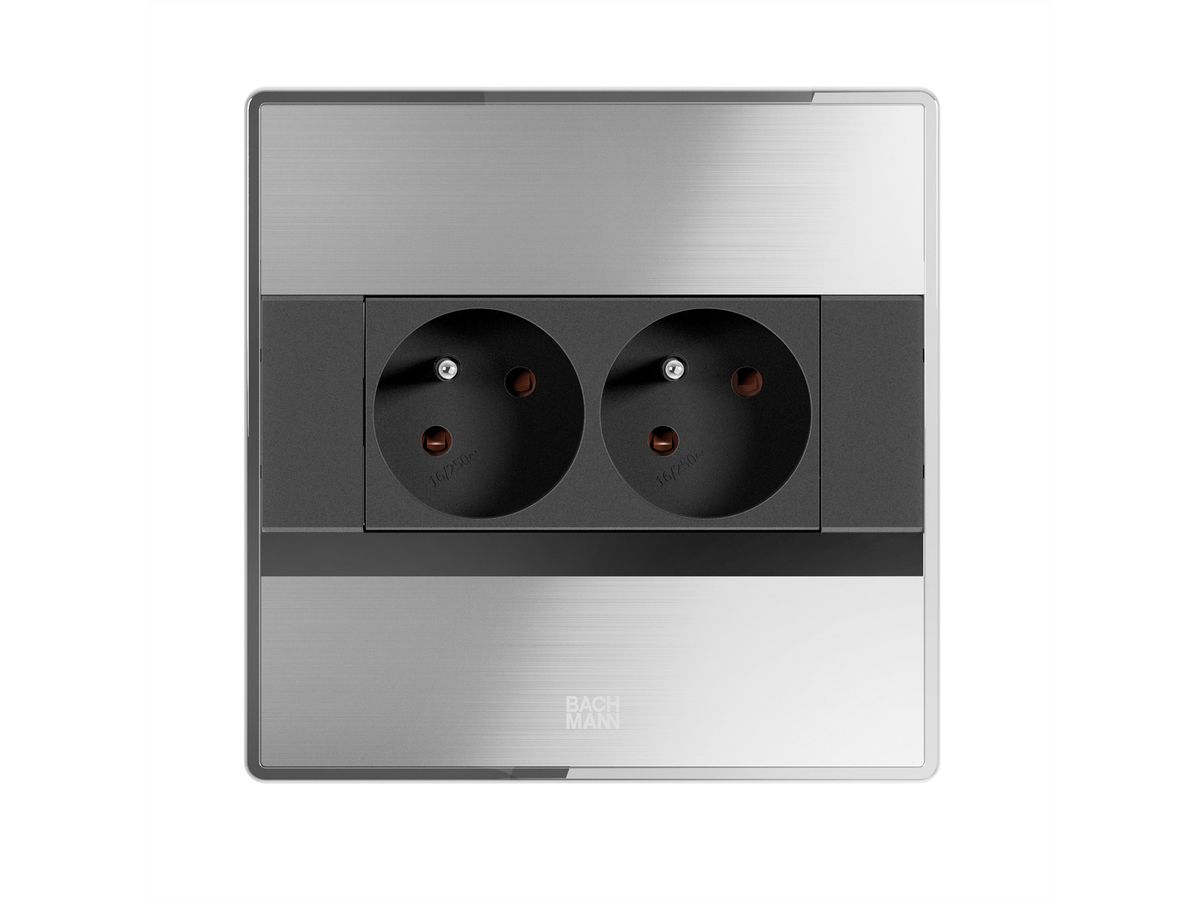 BACHMANN SENSE Edelstahl-Optik 2xUTE, L=2,0m AEH