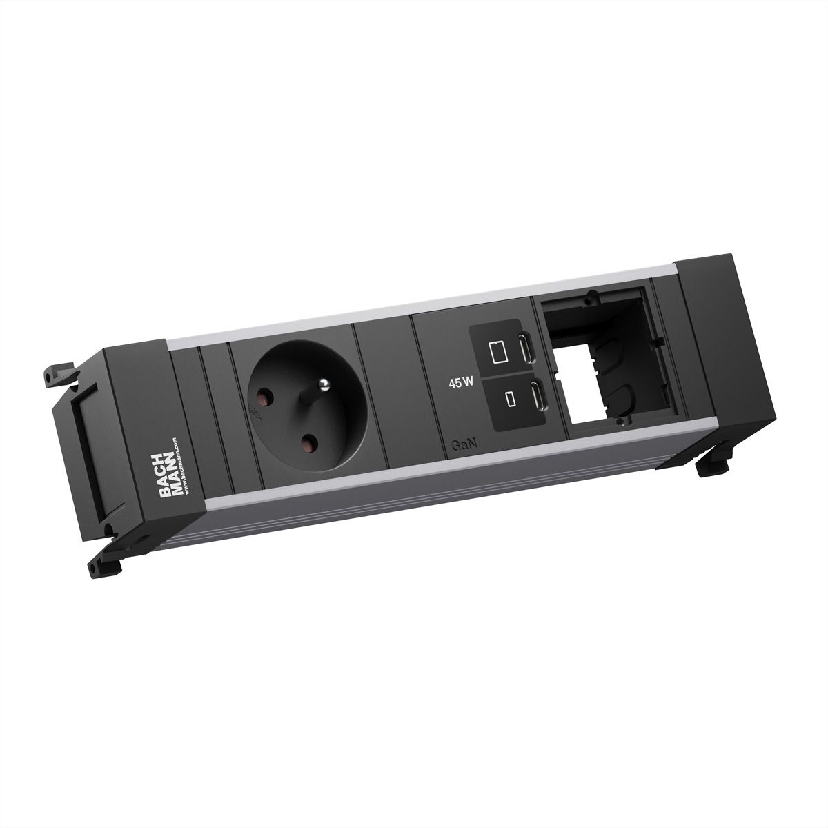 BACHMANN POWER FRAME 1xUTE, 1xUSB C/C 45W 1xCM L=0.2m