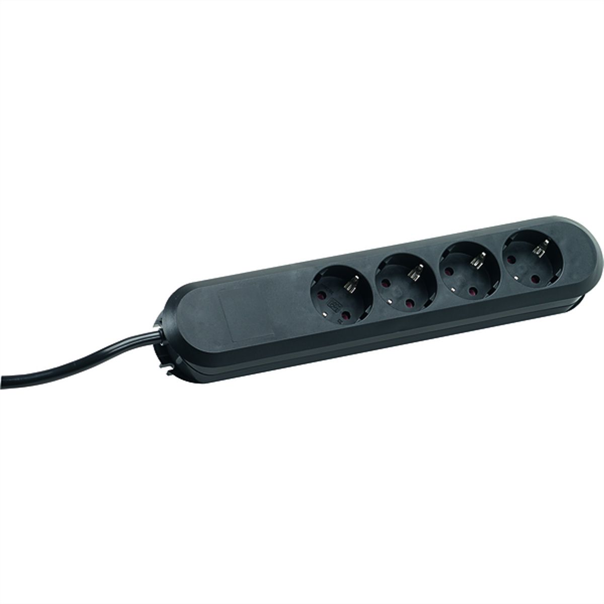 BACHMANN SMART 4xCEE7/3 black power 1.5m CEE7/7