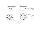 BACHMANN TWIST 2 1xCEE7/3 1xUSB A/C 22W 2.0m AEH RAL9010 30GE round
