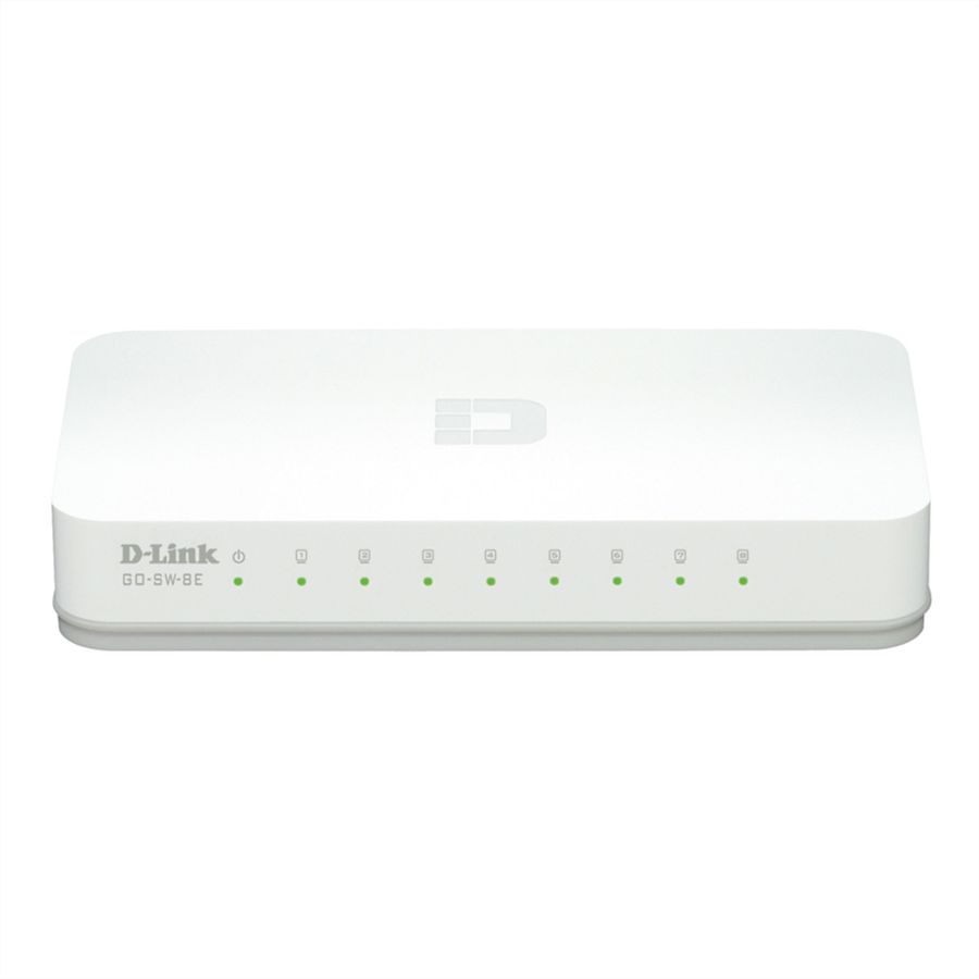 GO-SW-8E/E 8-Poorts Fast Ethernet Easy Desktop Switch
