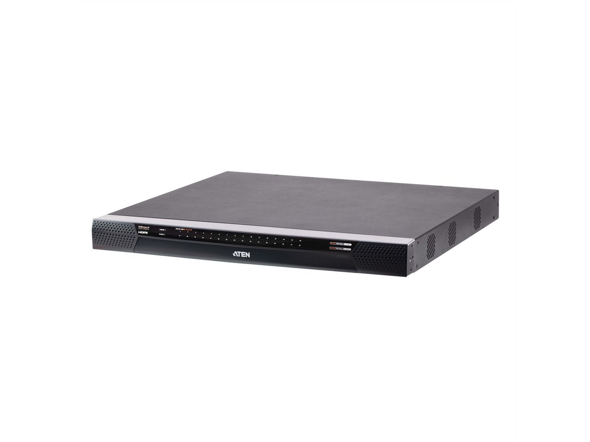 ATEN KN8032VB 32-Port Multi Interface Cat 5 KVM over IP Switch, 1 Local 8 Remote Access