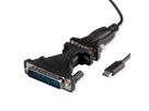 VALUE USB - Seriële Converter kabel, type C - RS232 , zwart, 1,8 m