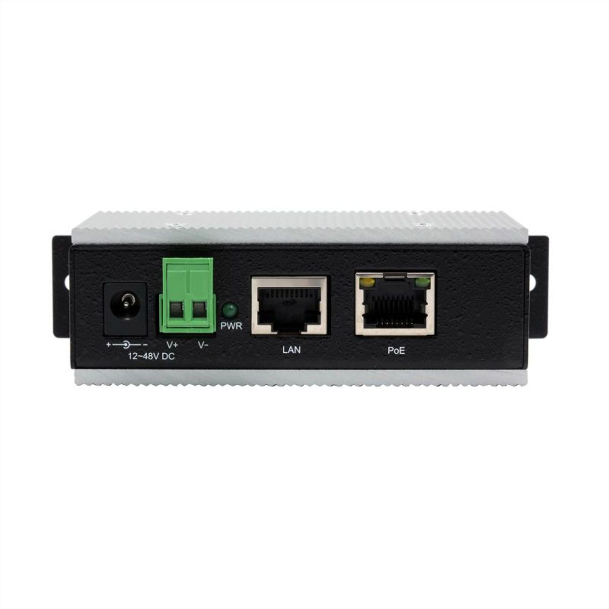 EXSYS EX-6007PoE-WT PoE Gigabit Injector, Metal housing