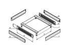 SCHROFF Varistar Base/Plinth Sides, Plain, 800D