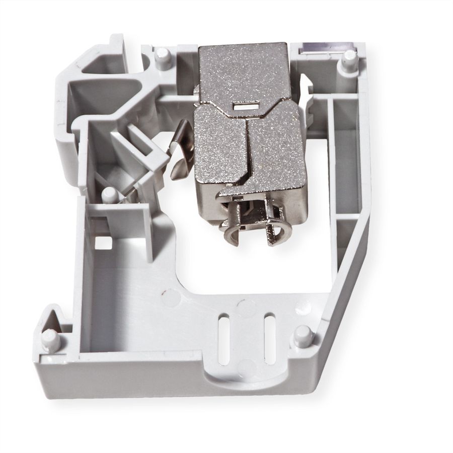 ROLINE Keystone Holder, empty, DIN-Rail, 180°
