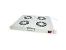 ROLINE 19-inch fan unit 4 fans, Thermostat grey