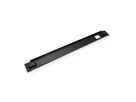 ROLINE 19" Blank Panel, Snap-in, 1U, Metal, black