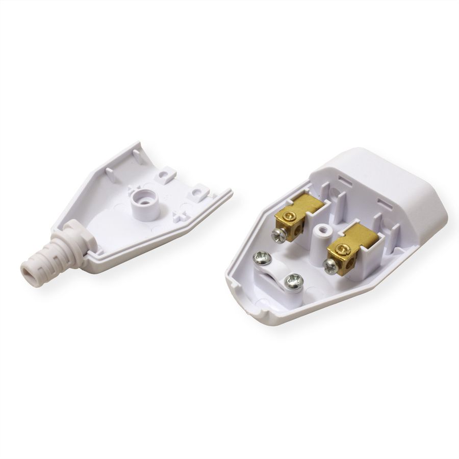 BACHMANN Euro flat coupling 2.5A/250VAC, Mounting, white