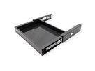 VALUE Ultra-Slim Underdesk Mount Storage Drawer, 420 mm width, black
