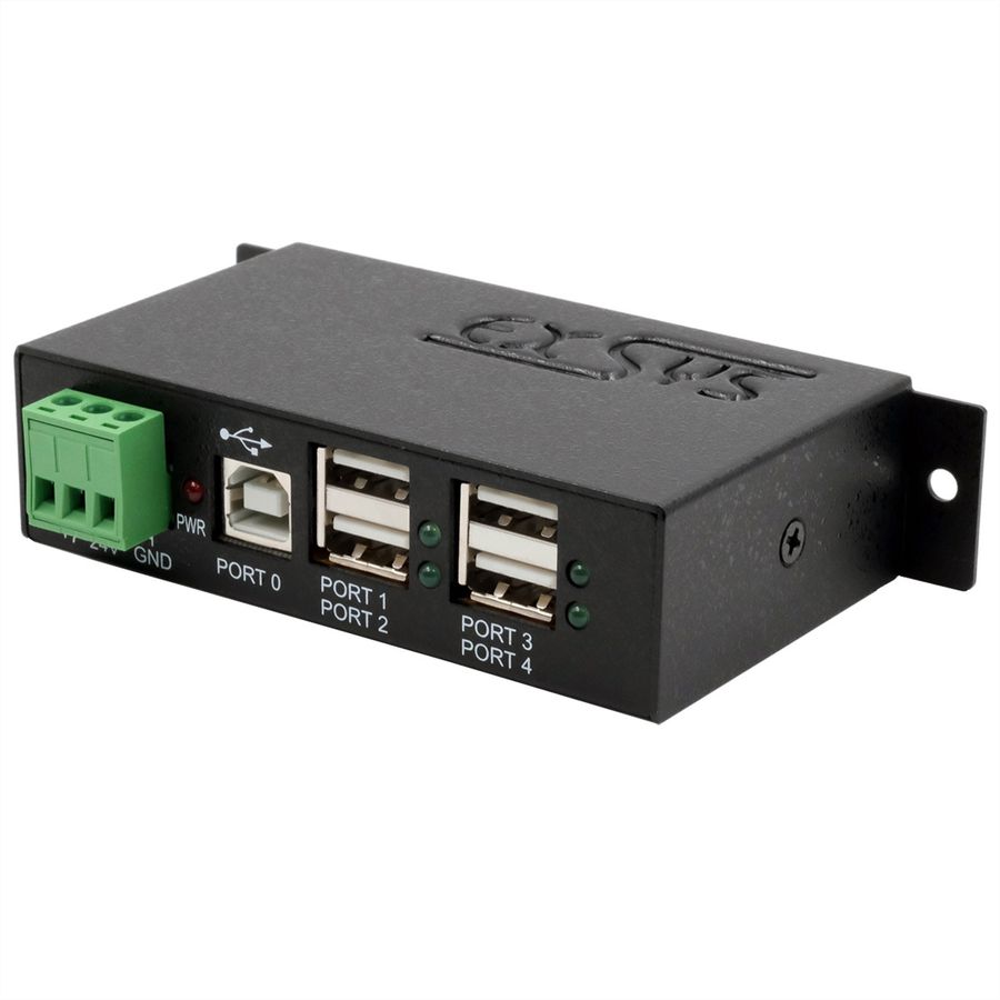 EXSYS EX-1163HMS 4-Port USB 2.0 Metal HUB, with 15KV Surge Protection