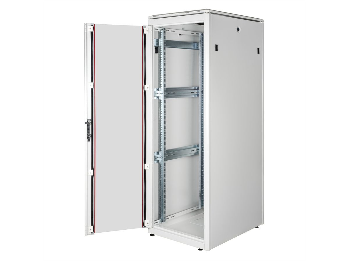 ROLINE 19-inch Network Cabinet Pro 36 U, 600x800 WxD glass door grey