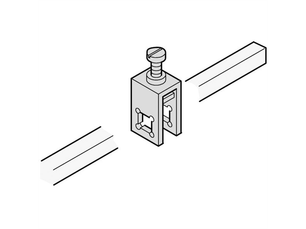 SCHROFF Connection Clamp for GND/Earthing Rail, 35 mm²