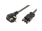 BACHMANN GST18-3 device cable with earthing contact/device coupler, 1,5 m, black, 1.5 m