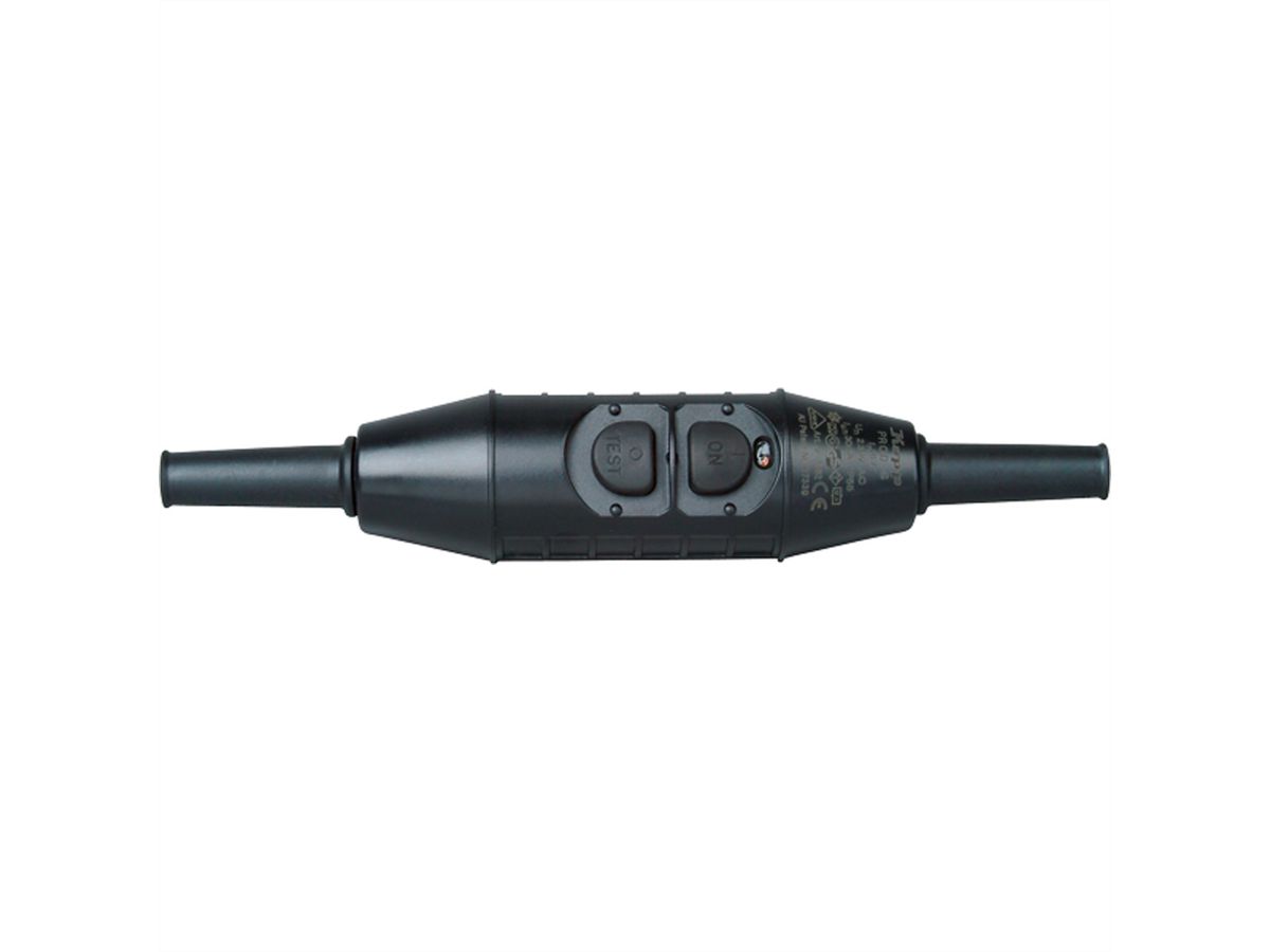 BACHMANN PRCD-S 230 V, 16 A, 30 mA , Veiligheidsschakelaar zwart, IP55