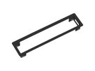 BACHMANN POWER FRAME inbouwframe medium 4-voudig, RAL 9005 zwart