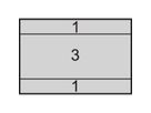SCHROFF RatiopacPRO 19" rack-montagekast, achteraf te monteren afscherming, 5 HE (1-3-1), 84 HP, 315 mm