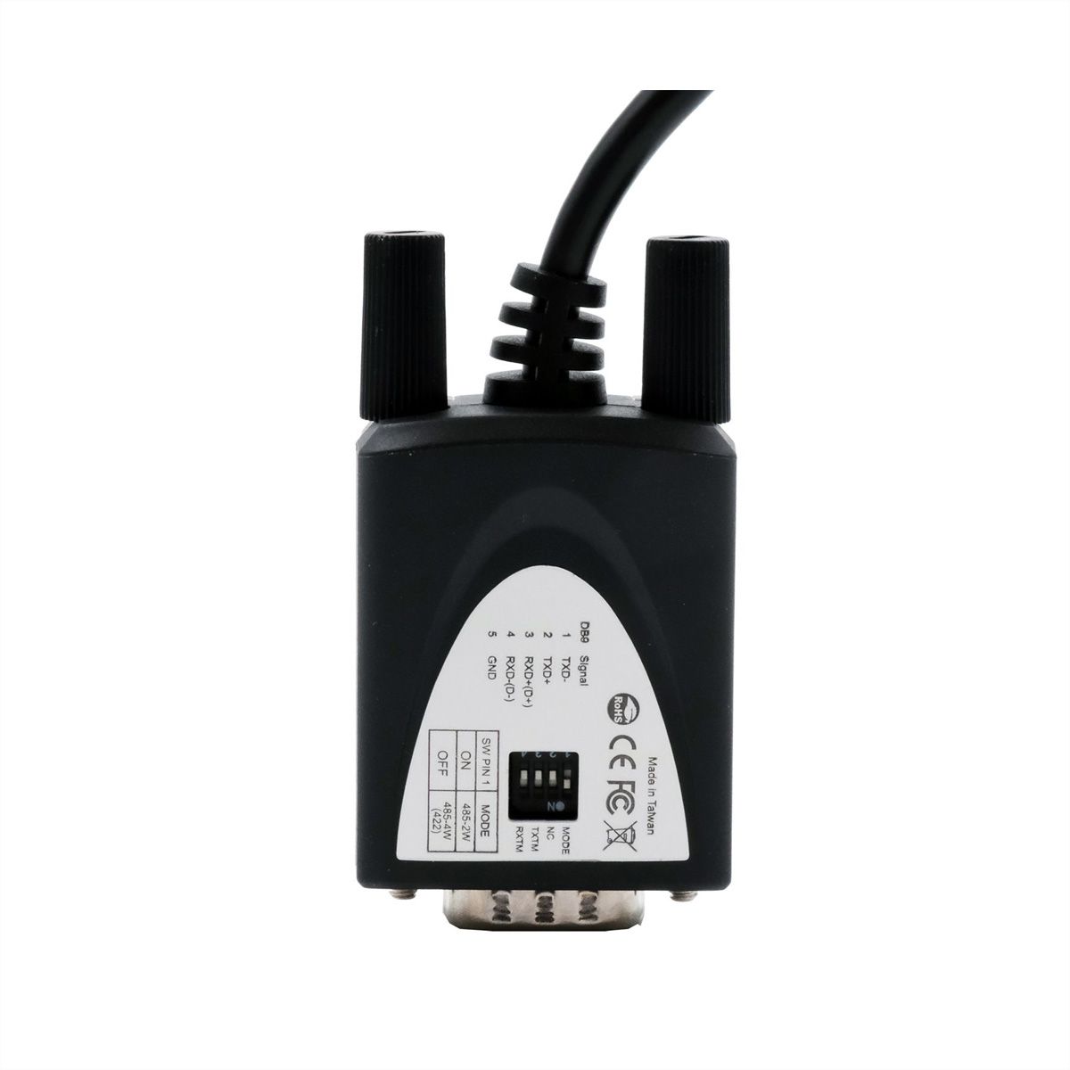 EXSYS EX-1346IS USB 2.0 zu 1x Seriell RS-422/485 Port, 15KV ESD, 4.0KV, Konverter, Kabel, FDTI, schwarz, 1,8 m
