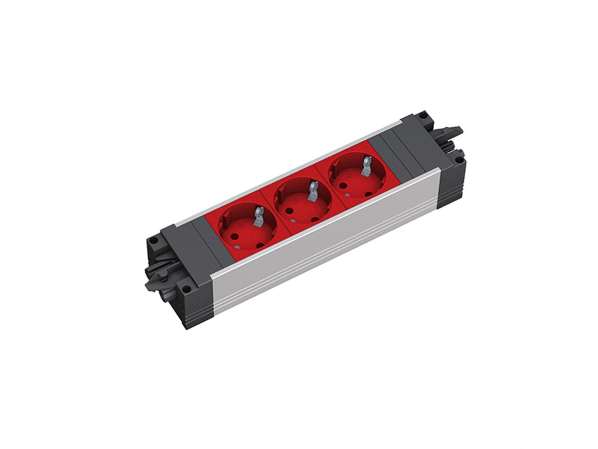 BACHMANN STEP ALU 3xCEE7/3 red GST18