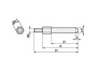 SCHROFF EuropacPRO Coding Peg SNCF, Diameter 6.5mm