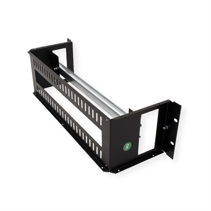 ROLINE 19-inch top-hat rail support 3 U, 133x482x123 HxWxD