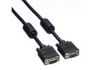 ROLINE SVGA High Quality Kabel met ferrietkernen + DDC, HD15M/M, 15pins, 2 m