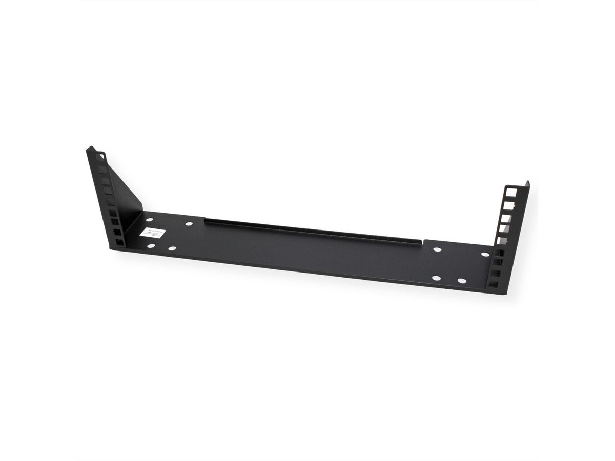 Vertical Wall Mount Bracket/Under Desk Mount, 3U, black