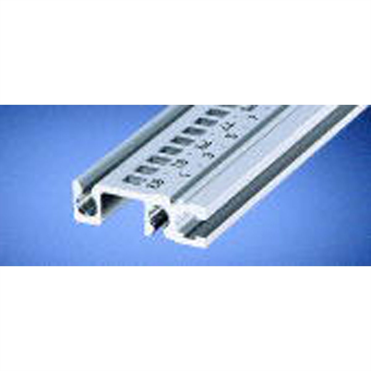 SCHROFF horizontale rail achter type H-ST, zwaar, standaard, 40 pk