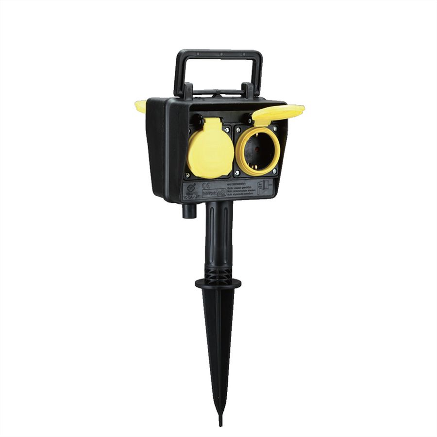 BACHMANN garden socket outlet with earth spike