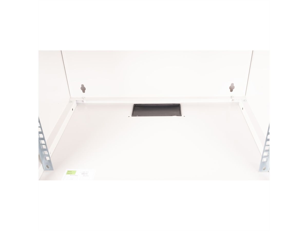 ROLINE 19-inch wandbehuizing Basic 7 U, 540x400 BxD Bouwpakket grijs