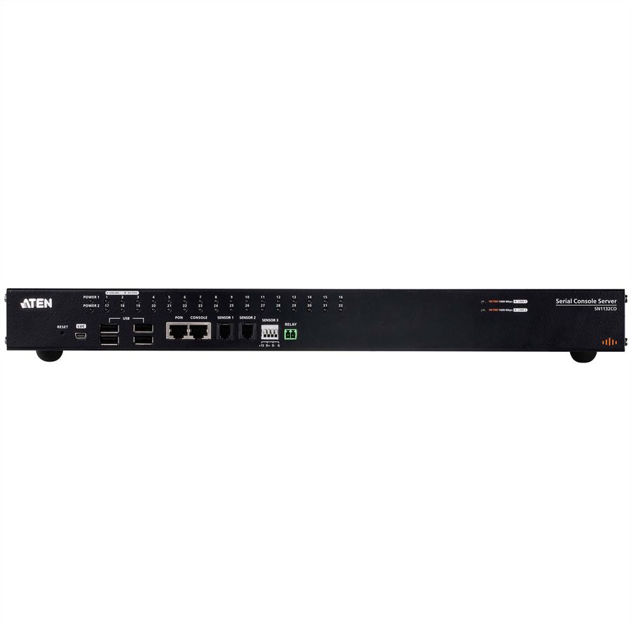 ATEN SN1132CO 32-poorts seriële consoleserver met dubbele voeding