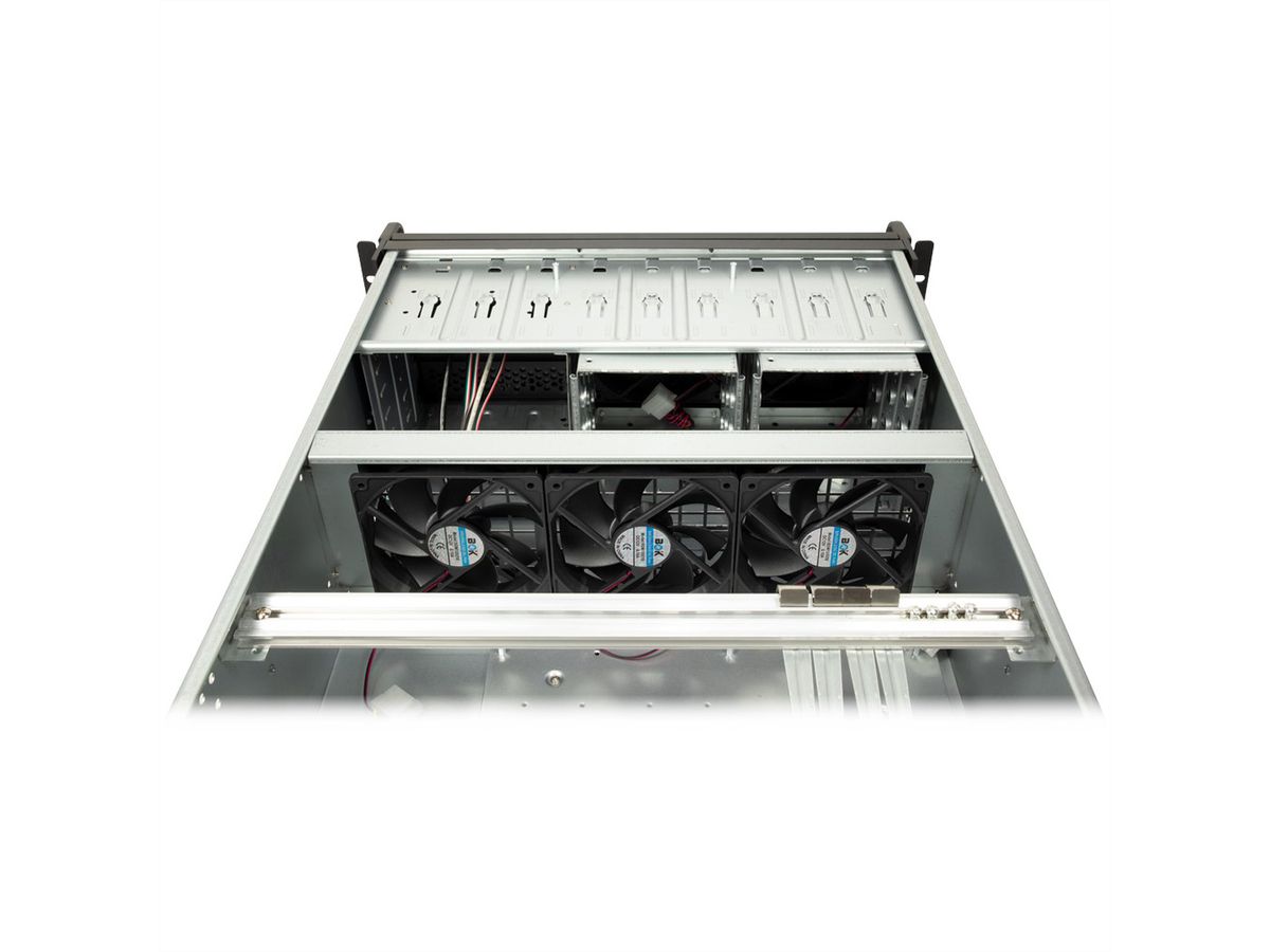 VALUE 19" Industrial Rack-Mount Server Chassis, 4UH, black