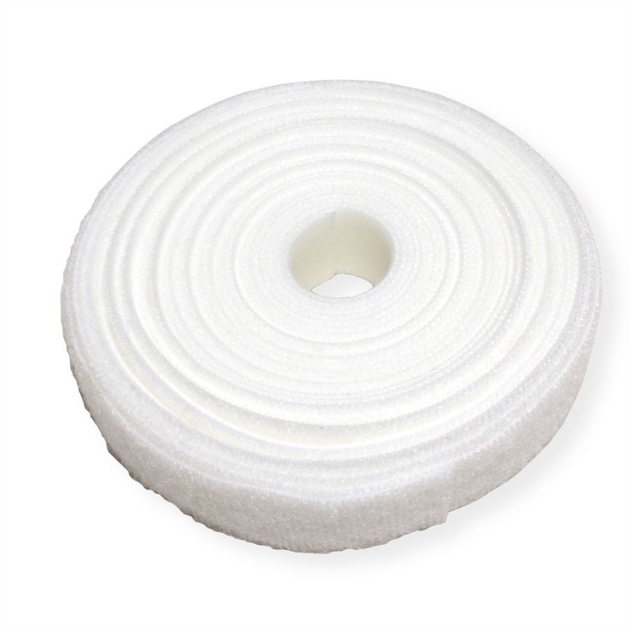 VELCRO® ONE-WRAP® Klittenband ongeperforeerd, 20mm, wit, 5 m